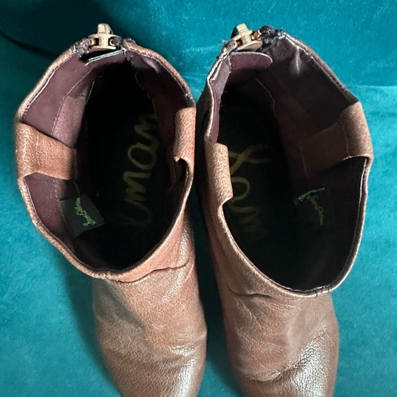 Sam Edelman Lisle Burgundy Western Boots - Size 8 - Picture 3 of 9